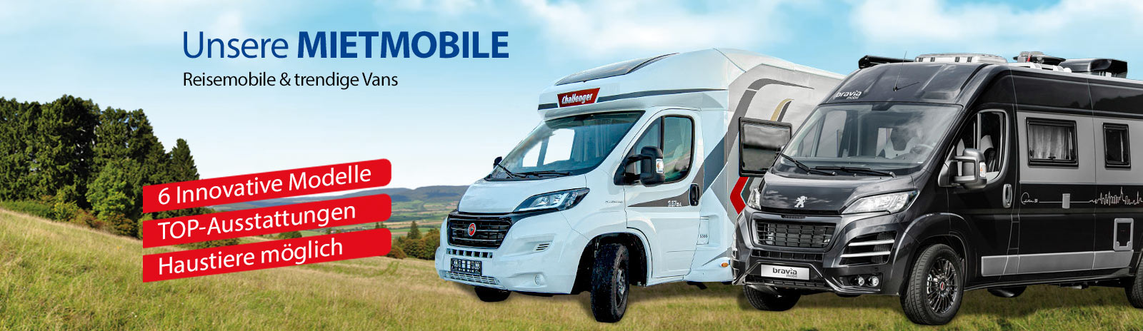 Reisemobile Münzer Bravia Vermietung